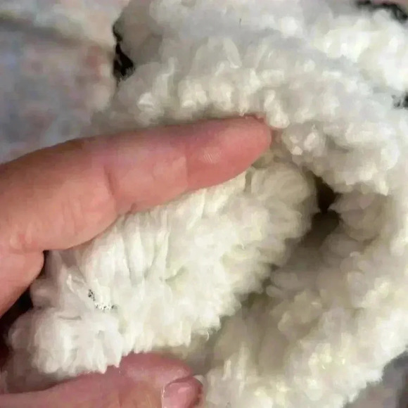 Just Cozy slipper socks black and white. - Picture 5 of 5